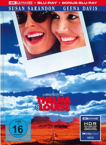 Thelma & Louise - 3-Disc Limited Collector's Edition im Mediabook (4K Ultra HD + Blu-ray + Bonus-Blu-ray)
