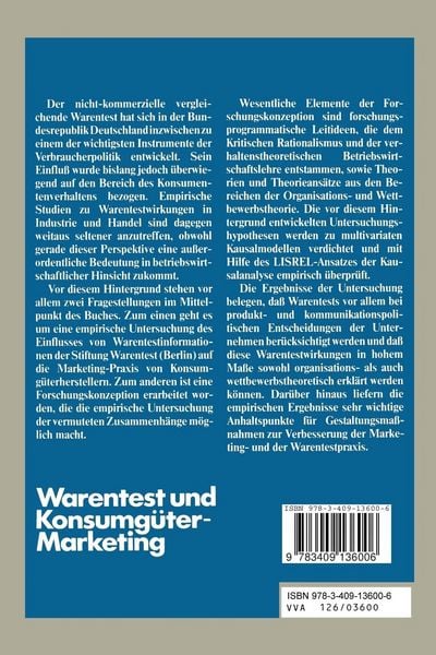 Produktbild: Warentest und Konsumg&uuml;ter-Marketing