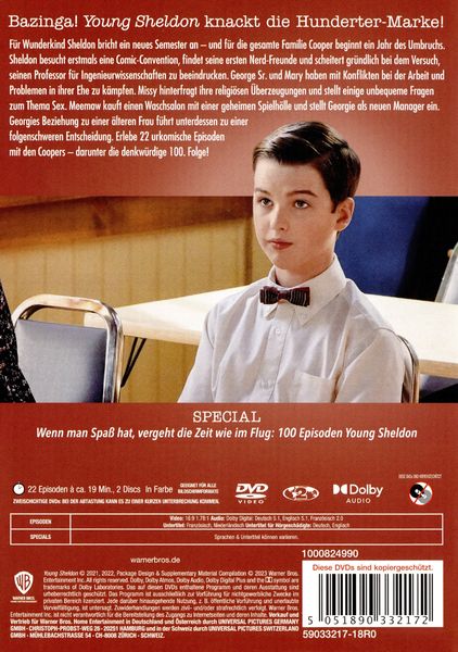 Produktbild: Young Sheldon: Staffel 5 [2 DVDs]