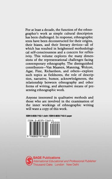 Produktbild: Representation in Ethnography