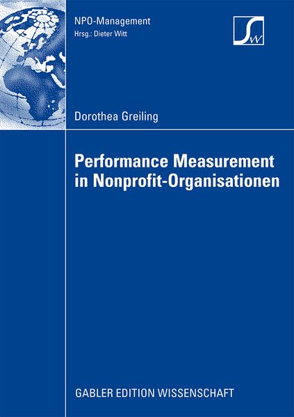 Produktbild: Performance Measurement in Nonprofit-Organisationen