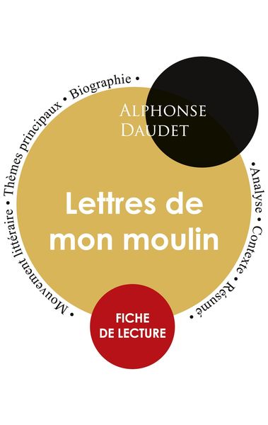 Fiche de lecture Lettres de mon moulin (Étude intégrale), Taschenbuch von Alphonse Daudet, Paideia éducation, 9782759307470