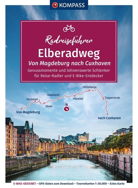 Produktbild: KOMPASS Radreisef&uuml;hrer Elberadweg, Von Magdeburg nach Cuxhaven