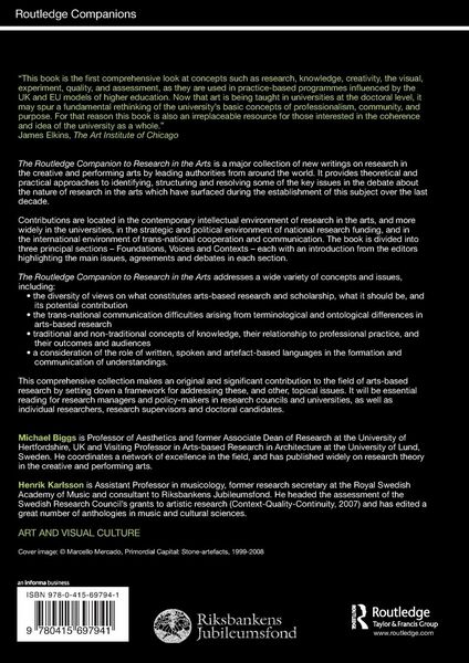 Produktbild: The Routledge Companion to Research in the Arts