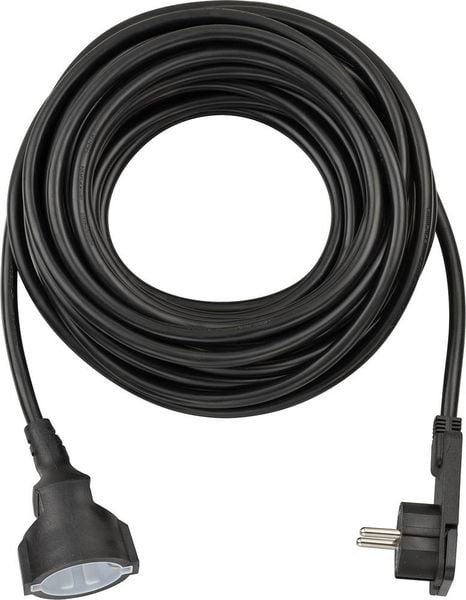 Brennenstuhl 1168980010 Strom Verlängerungskabel Schwarz 10.00 m H05VV-F 3G 1,5 mm²