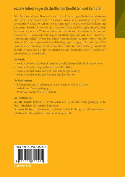 Produktbild: Soziale Arbeit in gesellschaftlichen Konflikten und K&auml;mpfen
