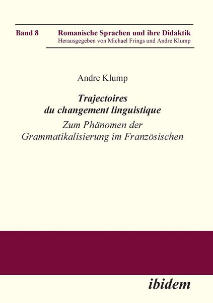 Produktbild: Klump, A: Trajectoires du changement linguistique. Zum Ph&auml;no