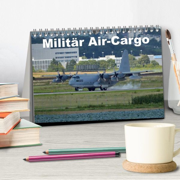 Produktbild: Milit&auml;r Air-Cargo (Tischkalender 2026 DIN A5 quer), CALVENDO Monatskalender