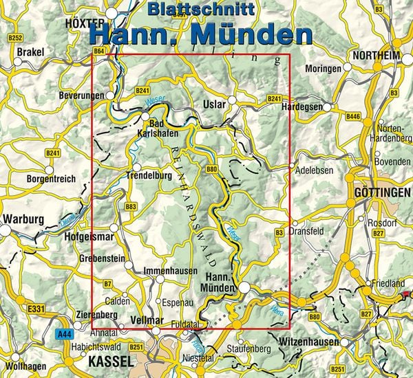 Produktbild: Hann. M&uuml;nden 1 : 10 000