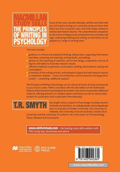 Produktbild: The Principles of Writing in Psychology