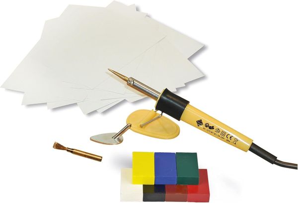 Produktbild: PEBARO 0279 - Encaustic Bastelset, Kreativ Set inkl. Wachsfarben und Malkarten