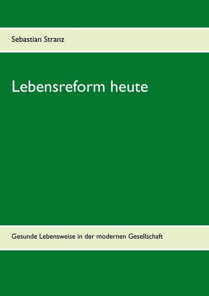 Produktbild: Lebensreform heute