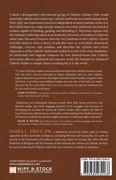 Produktbild: The Institute for Advanced Catholic Studies at the University of Southern California