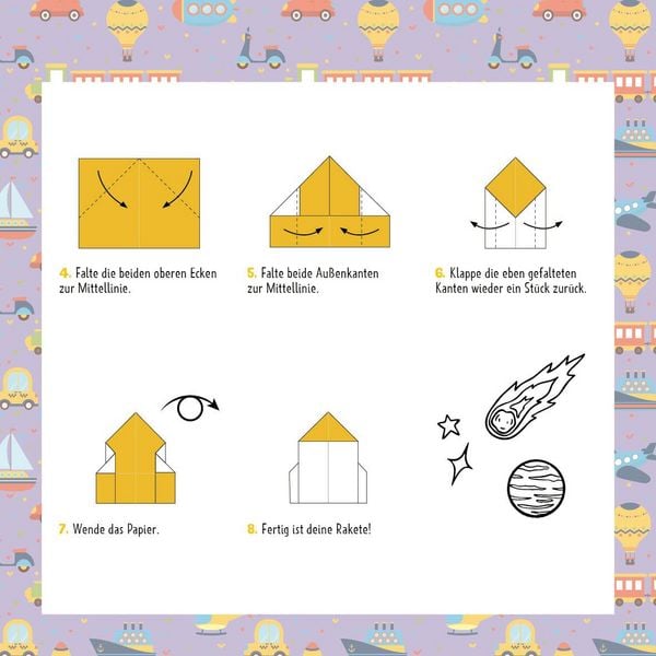 Produktbild: 88 x Origami Kids &ndash; Fahrzeuge