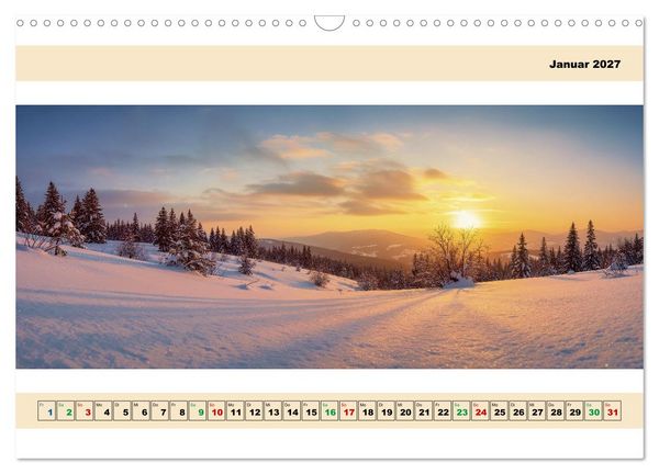 Produktbild: Landschafts - Panorama (Wandkalender 2027 DIN A3 quer), CALVENDO Monatskalender