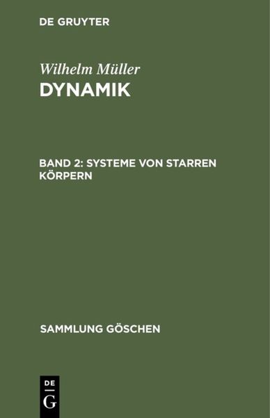 Produktbild: Systeme von starren K&ouml;rpern