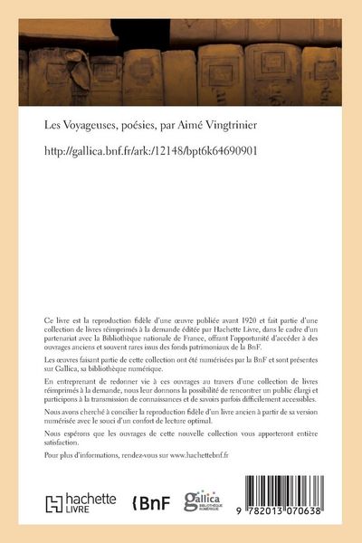 Produktbild: Les Voyageuses, po&eacute;sies