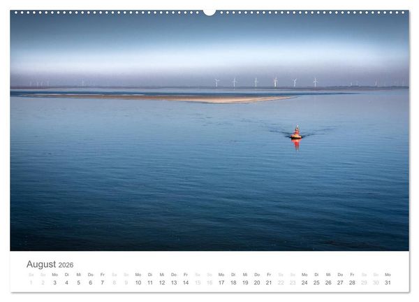 Produktbild: Amrum - Nordseeinsel im Wechsel der Gezeiten (hochwertiger Premium Wandkalender 2026 DIN A2 quer), Kunstdruck in Hochglanz