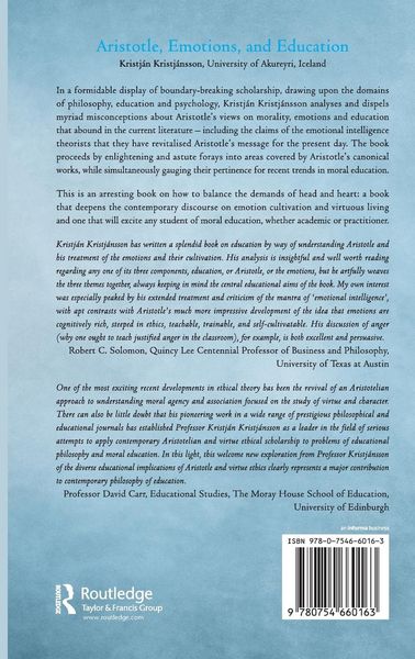 Produktbild: Aristotle, Emotions, and Education