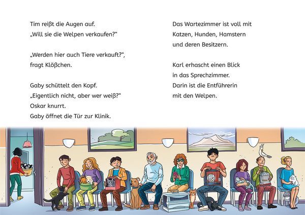 Produktbild: TKKG Junior, B&uuml;cherhelden 1. Klasse, Hilfe f&uuml;r die Welpen