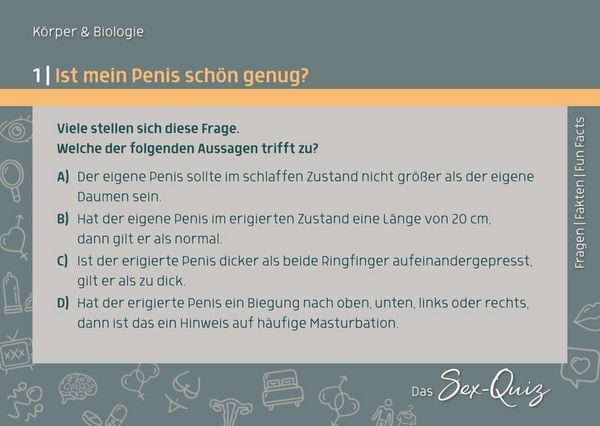 Produktbild: Das Sex-Quiz f&uuml;r Schule und Jugendarbeit