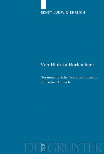 Produktbild: Von Hiob zu Horkheimer