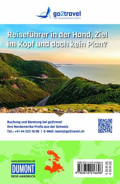 Produktbild: DUMONT Reise-Handbuch Reiseführer Kanada, Der Osten
