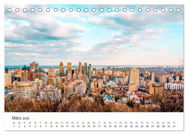 Produktbild: Kanada - Eine Reise durch ein spektakul&auml;res Land. (Tischkalender 2026 DIN A5 quer), CALVENDO Monatskalender