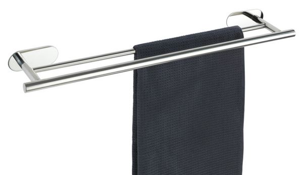 Produktbild: Turbo-Loc&reg; Badetuchstange Mod. Orea Duo Shine, 60 cm, Befestigen ohne bohren