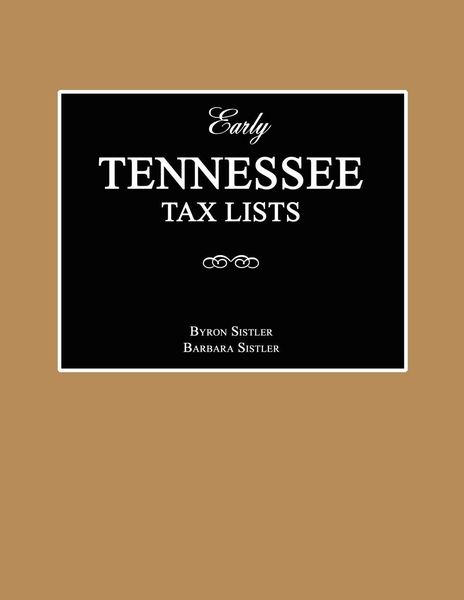 Produktbild: Early Tennessee Tax Lists