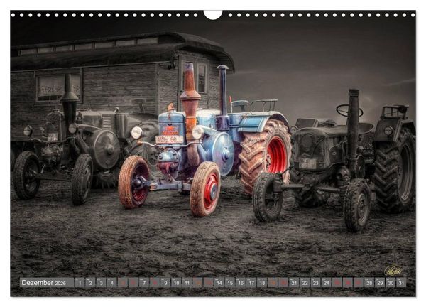 Produktbild: Traktoren - Oldtimer (Wandkalender 2026 DIN A3 quer), CALVENDO Monatskalender
