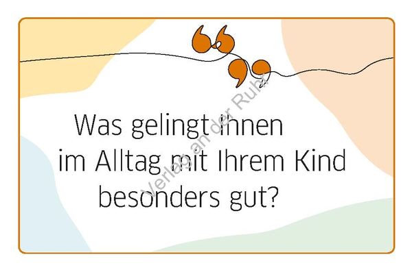 Produktbild: 48 Impulskarten f&uuml;r gute Elterngespr&auml;che in der Schule