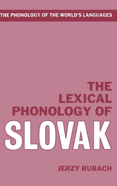 Produktbild: The Lexical Phonology of Slovak