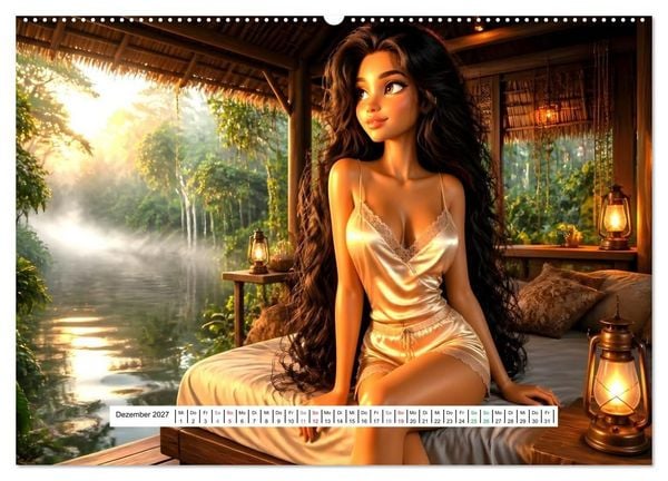 Produktbild: Valentina - Dort schlafen, wovon andere nur tr&auml;umen (hochwertiger Premium Wandkalender 2027 DIN A2 quer), Kunstdruck in Hochglanz