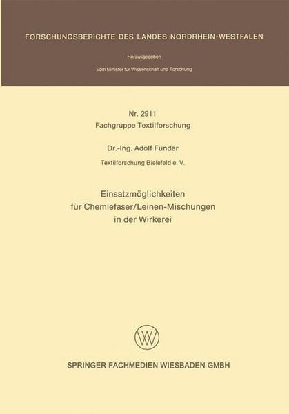 Produktbild: Einsatzm&ouml;glichkeiten f&uuml;r Chemiefaser/Leinen-Mischungen in der Wirkerei