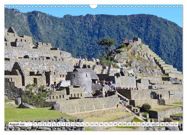 Produktbild: Inkabauten in PERU, Bauwerke eines gro&szlig;en Reiches (Wandkalender 2026 DIN A3 quer), CALVENDO Monatskalender