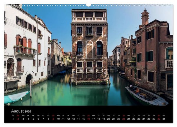 Produktbild: Venedig - Facetten einer Lagunenstadt (Wandkalender 2026 DIN A2 quer), CALVENDO Monatskalender