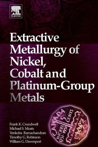 Produktbild: Extractive Metallurgy of Nickel, Cobalt and Platinum Group Metals