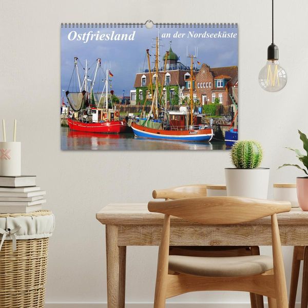 Produktbild: Ostfriesland an der Nordseek&uuml;ste (Wandkalender 2026 DIN A3 quer), CALVENDO Monatskalender