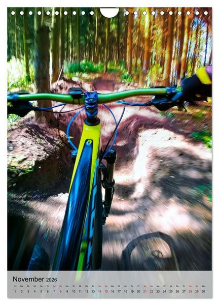 Produktbild: Mountainbike - einfach Spa&szlig; (Wandkalender 2026 DIN A4 hoch), CALVENDO Monatskalender