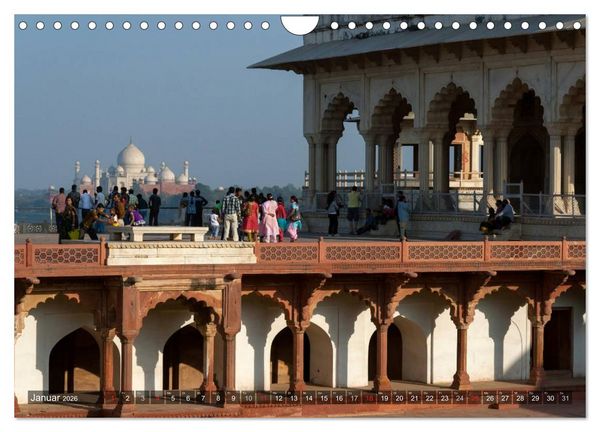 Produktbild: INDIEN - bunt und geheimnisvoll (Wandkalender 2026 DIN A4 quer), CALVENDO Monatskalender