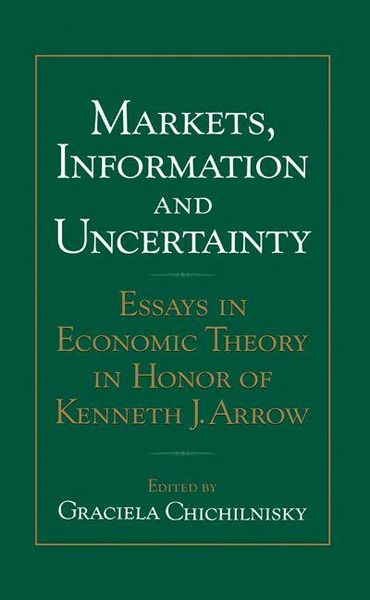 Produktbild: Markets, Information and Uncertainty