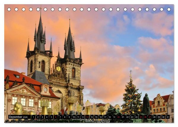 Produktbild: Tschechien (Tischkalender 2026 DIN A5 quer), CALVENDO Monatskalender
