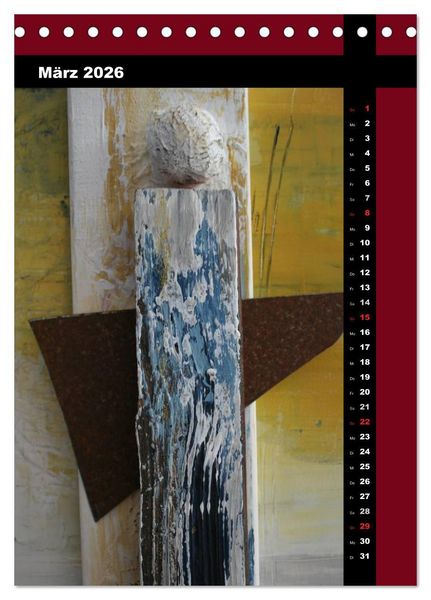 Produktbild: Farbenfrohe Engel (Tischkalender 2026 DIN A5 hoch), CALVENDO Monatskalender