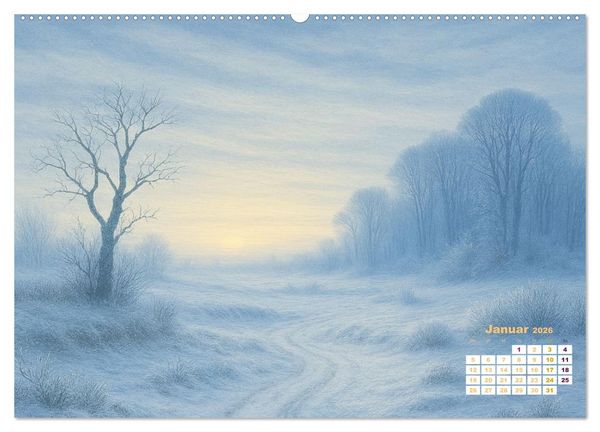Produktbild: Im Licht der Sehnsucht - Romantische Landschaften (Wandkalender 2026 DIN A2 quer), CALVENDO Monatskalender