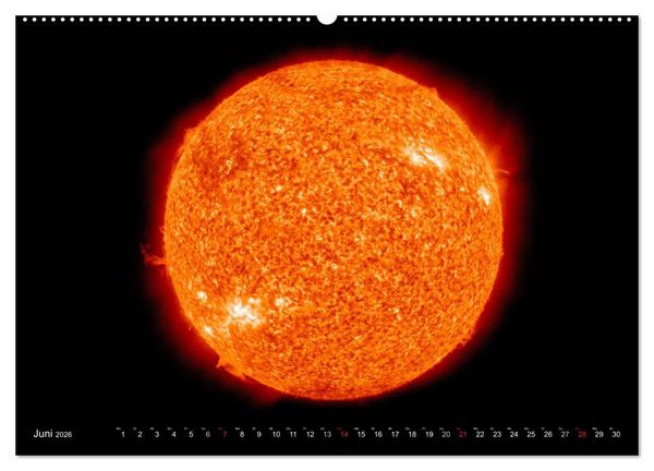 Produktbild: Sonne, Monde und Planeten (hochwertiger Premium Wandkalender 2026 DIN A2 quer), Kunstdruck in Hochglanz