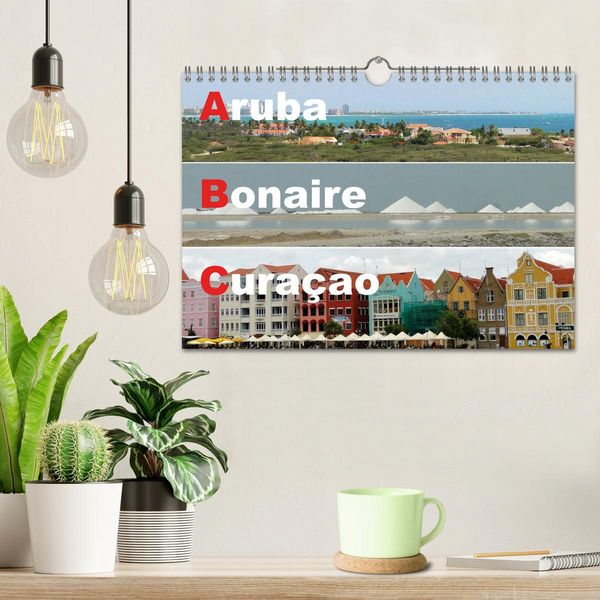 Produktbild: ABC: Aruba - Bonaire - Cura&ccedil;ao (Wandkalender 2026 DIN A4 quer), CALVENDO Monatskalender