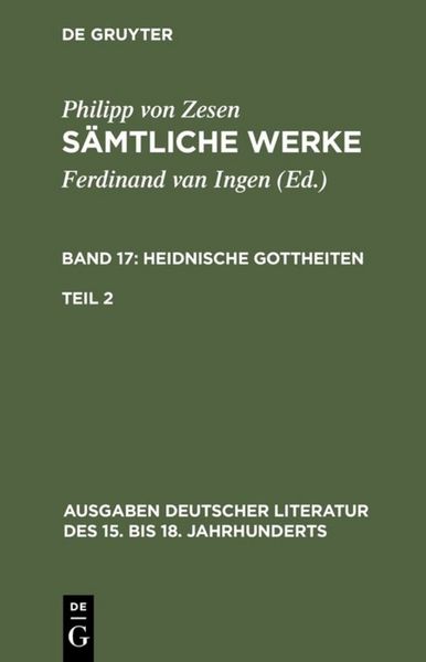 Produktbild: Die Heidnischen Gottheiten. Zweiter Teil