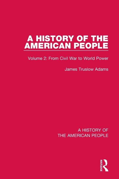 Produktbild: A History of the American People
