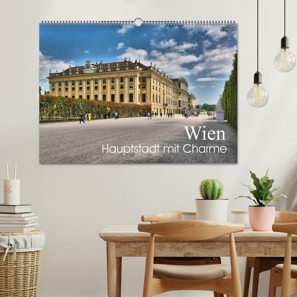 Produktbild: Wien - Haupstadt mit Charme (Wandkalender 2026 DIN A2 quer), CALVENDO Monatskalender